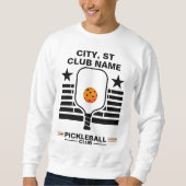 Personalisierter Name Pickleball Pickleball Sweatshirt (Vorderseite)