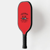 personalisierter Name Pickleball Schläger (Links)