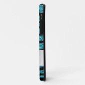 Personalisierter Name Pinguin zebra streifen Case-Mate iPhone Hülle (Hinten/Links)