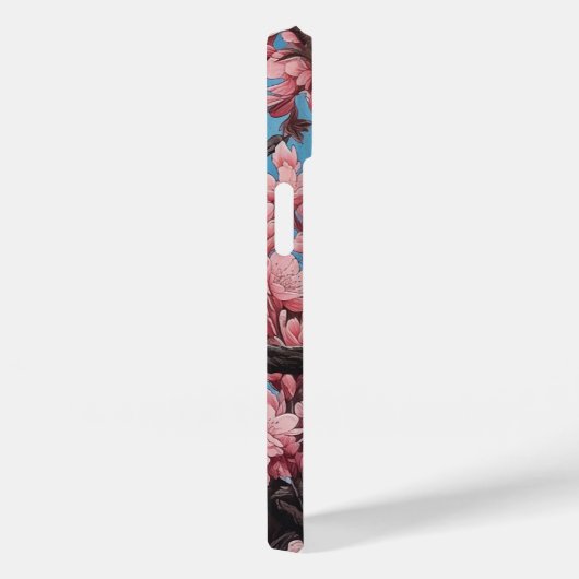 Personalisierter Name Pink Cherry Blossom Case-Mate iPhone Hülle (Rückseite / Rechts)