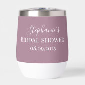 Personalisierter Name Pink Script Monogram (Vorderseite)