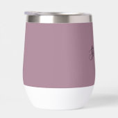 Personalisierter Name Pink Script Monogram (Rechts)