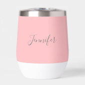 Personalisierter Name Pink Script Simple (Vorderseite)