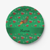 Personalisierter Name Platypus Bonbons Pappteller (Vorderseite)