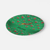 Personalisierter Name Platypus Bonbons Pappteller (Schrägansicht)