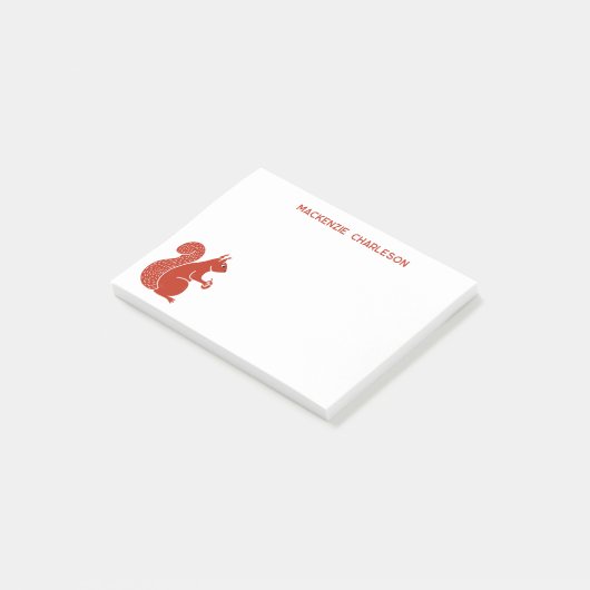 Personalisierter Name Post-it Klebezettel (angewinkelt)