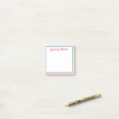 PERSONALISIERTER Name Postit-Notizen Post-it Klebezettel (Auf Schreibtisch)