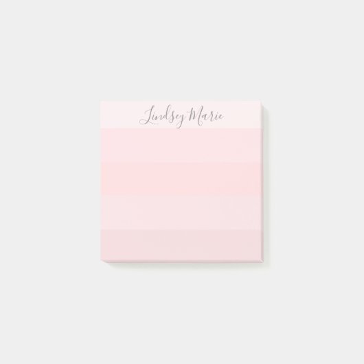 PERSONALISIERTER Name Postit-Notizen Post-it Klebezettel (Vorderseite)