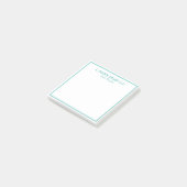 PERSONALISIERTER Name Postit-Notizen Post-it Klebezettel (angewinkelt)