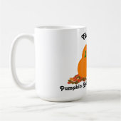 Personalisierter Name Pumpkin Gewürz Alles Nette Kaffeetasse (Links)