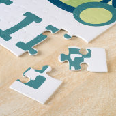 Personalisierter Name Puzzle mit Tieren (Seite)