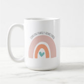 Personalisierter Name Rainbow Homeschool Kaffeetasse (Links)