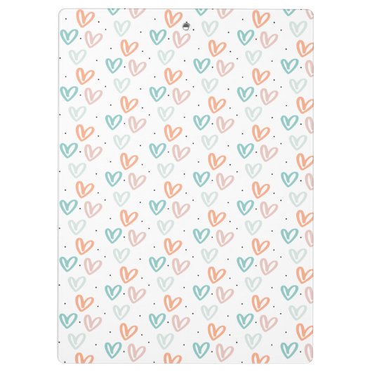 Personalisierter Name Rainbow Homeschool Klemmbrett (Rückseite)