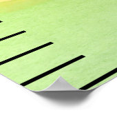 Personalisierter Name Rainbow Kind Growth Poster (Ecke)