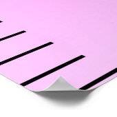 Personalisierter Name Rainbow Kind Growth Poster (Ecke)