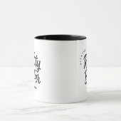 Personalisierter Name „Realitäts-Puffer“ Geschenk- Tasse (Zentrum)