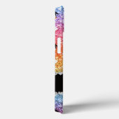 Personalisierter Name Regenbogen Glitzer Pinguine Case-Mate iPhone Hülle (Rückseite / Rechts)