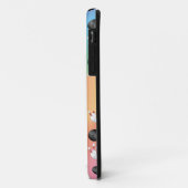Personalisierter Name Regenbogenmuster Bowling Case-Mate iPhone Hülle (Hinten/Links)