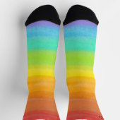 Personalisierter Name Regenbogensocken Socken (Oben)