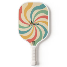 Personalisierter Name Retro-Streifen-Typografie