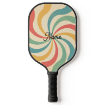 Personalisierter Name Retro-Streifen-Typografie