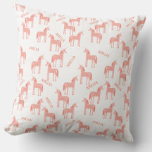Personalisierter Name Rosa Unicorn