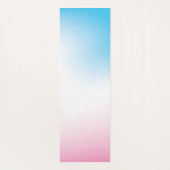 Personalisierter Name Rosa Yogamatte (Rückseite)