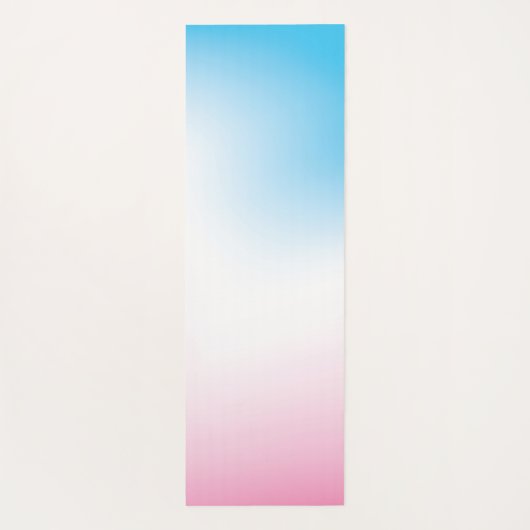 Personalisierter Name Rosa Yogamatte (Rückseite)