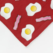 Personalisierter Name Rote Eier Fleecedecke (Ecke)