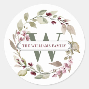 Personalisierter Name Runde Aufkleber