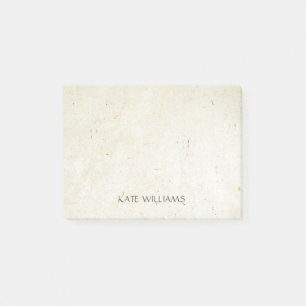 Personalisierter Name Rustic Boho Hintergrund Post-it Klebezettel