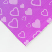 Personalisierter Name rythmic Gymnast blau rosa He Fleecedecke (Ecke)