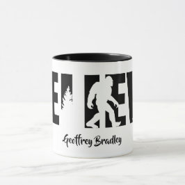 Personalisierter Name Sasquatch Kryptid Glaube  Tasse