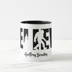 Personalisierter Name Sasquatch Kryptid Glaube  Tasse