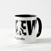 Personalisierter Name Sasquatch Kryptid Glaube  Tasse (VorderseiteRechts)