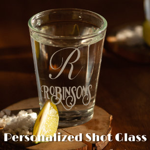Personalisierter Name Schnapsglas