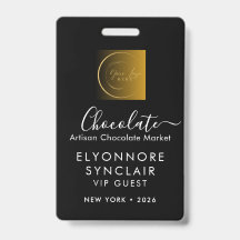 Personalisierter Name Schokoladenfestival VIP-Pass