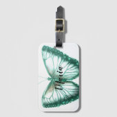 Personalisierter Name Schöner Schmetterling Gepäckanhänger (Vorderseite Vertikal)