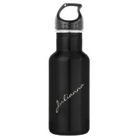 Personalisierter Name Schwarz-weiß Bridal Gefallen
