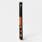 Personalisierter Name schwarze Basketball Case-Mate iPhone Hülle (Hinten/Links)