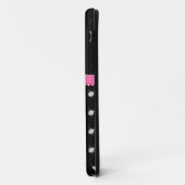 Personalisierter Name schwarze Diamanten rosa Bug Case-Mate iPhone Hülle (Hinten/Links)