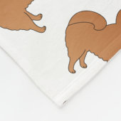 Personalisierter Name: Schwarze Hunde Fleecedecke (Ecke)