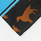 Personalisierter Name Schwarze Johannisbeere Fleecedecke (Ecke)