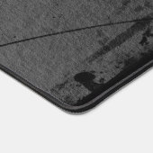 Personalisierter Name Schwarzer Grau Maskuline Abs Schreibtischunterlage (Ecke)