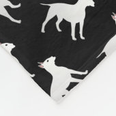 Personalisierter Name Schwarzer Terrier Fleecedecke (Ecke)
