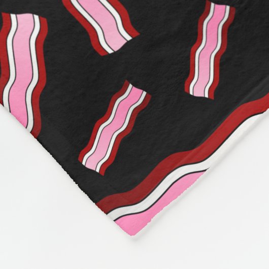 Personalisierter Name schwarzes Speckmuster Fleecedecke (Ecke)