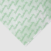 Personalisierter Name Seidenpapier (Ausschnitt)