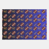 Personalisierter Name Sentiment Sport Thema Fußbal Geschenkpapier Set (Vorderseite 2)