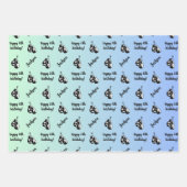 Personalisierter Name Sentiment Sport Theme Boxing Geschenkpapier Set (Vorderseite 2)