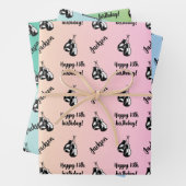 Personalisierter Name Sentiment Sport Theme Boxing Geschenkpapier Set (Beispiel)